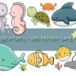 Kids Memory Sea Creature