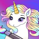 Animated Glitter Coloring Book – My Little Unicorn