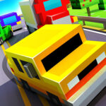 Blocky Highway: Traffic Racing -race