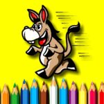 BTS Donkey Coloring Book