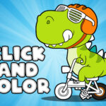 Click And Color Dinosaurs