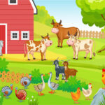 FARM ANIMALS PUZZLES CHALLENGE