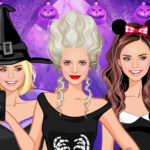 Halloween dress up game