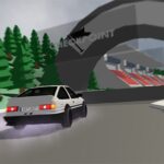 Low poly car racing