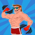 Muscle race games body run 3d