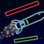 Neon Rocket Game