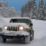 Offroad Snow Jeep Passenger Mountain Uphill Drivin