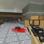 Pixel Apocalypse Shooting Zombie blocky combat