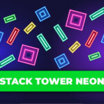 Stack Tower Neon: Keep Blocks Balance