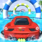 Water Surfing Car Stunts