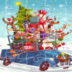 Xmas Trucks Jigsaw