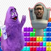 Grimace Shake & Skibidi Tetris